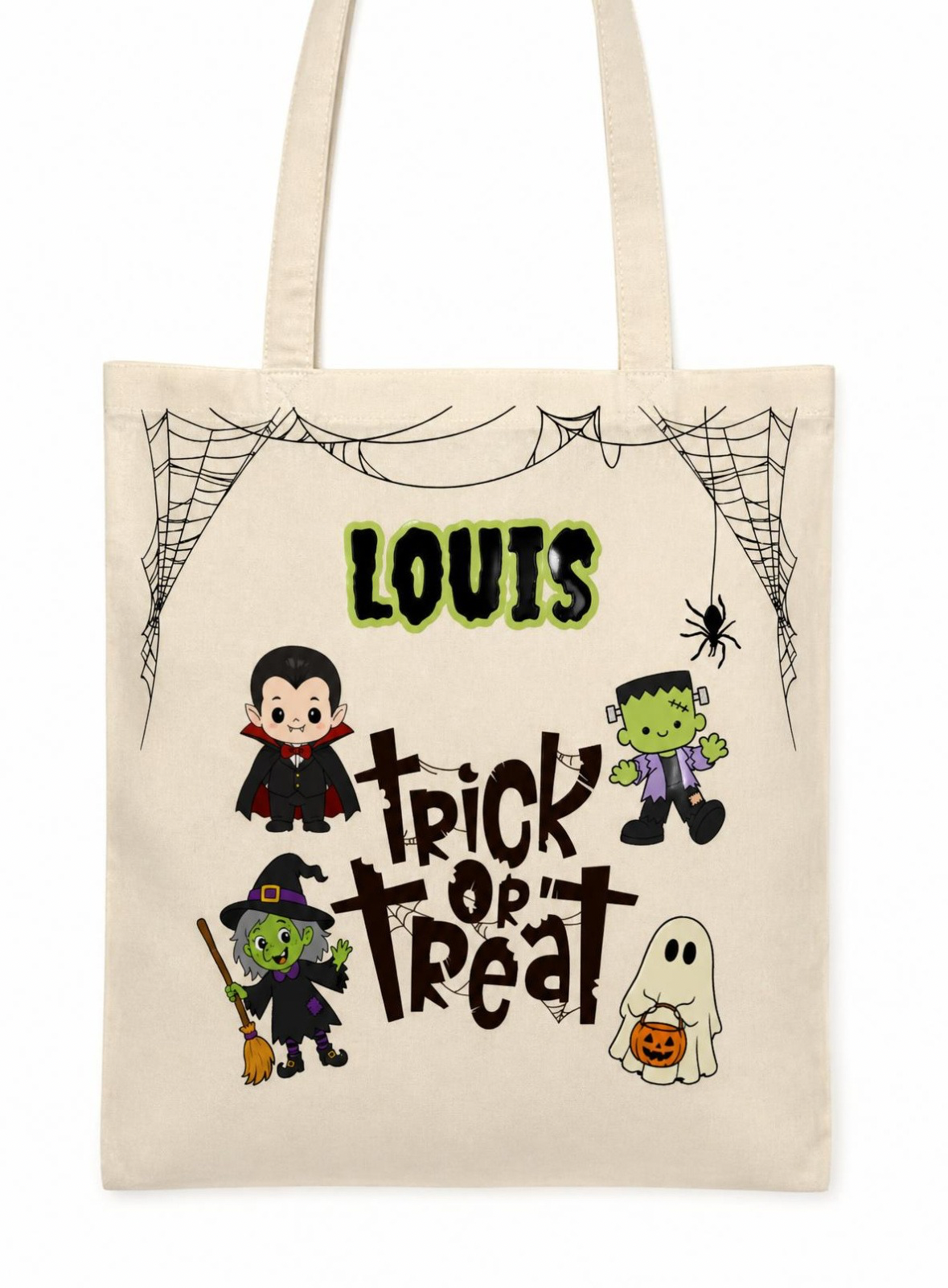 Personalised Halloween Trick or Treat Bag – 30 × 30 cm