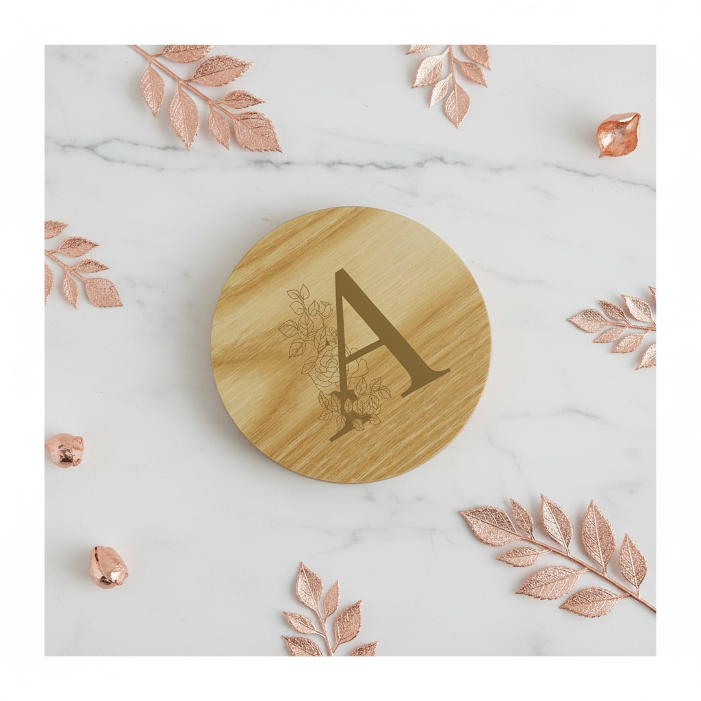 Handbag Mirror - Marble Background