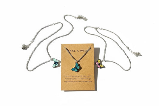 Make a wish Butterfly Necklace