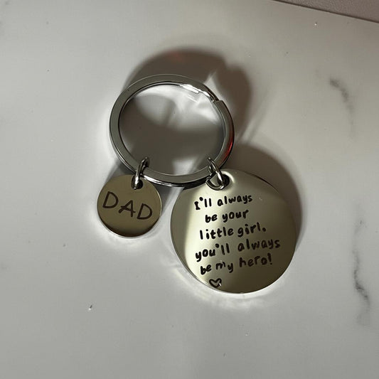 Daddy Girl Key Chain