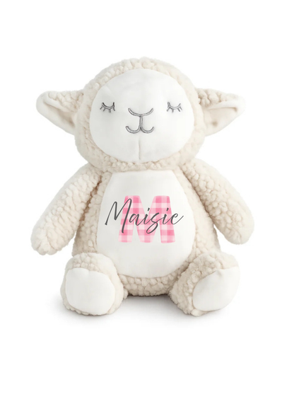 Personalised Lamb Teddy Bear