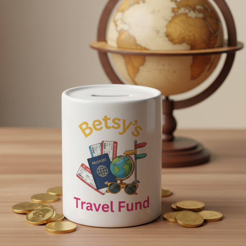 Betsy's Travel Fund Money Box
