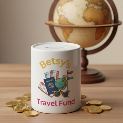 Betsy's Travel Fund Money Box