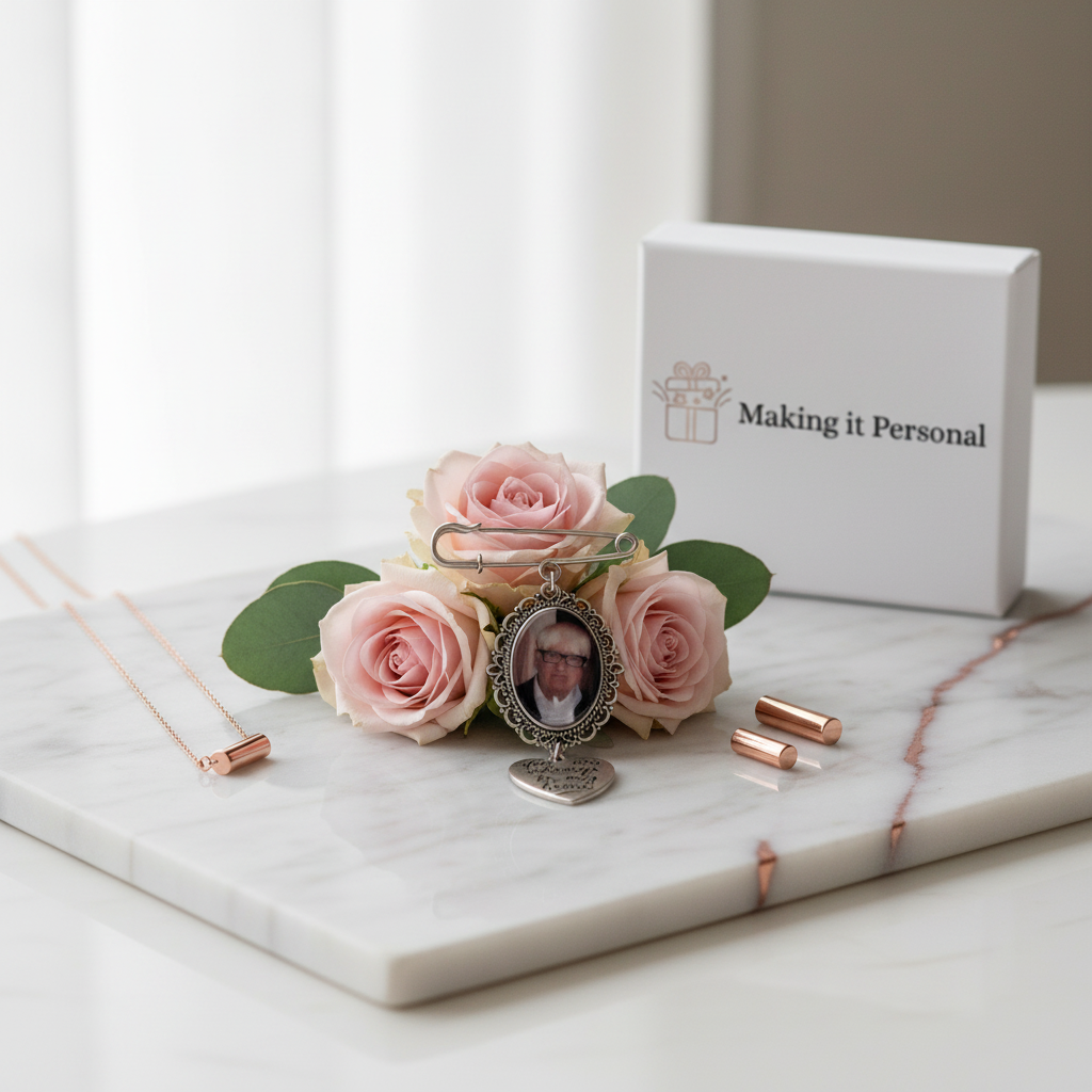 Bridal Bouquet Charm with Logo