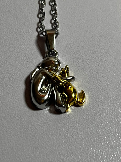 Cat Mama Pendant Necklace
