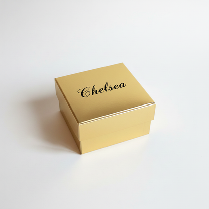 Chelsea Gold Gift Box Black Text