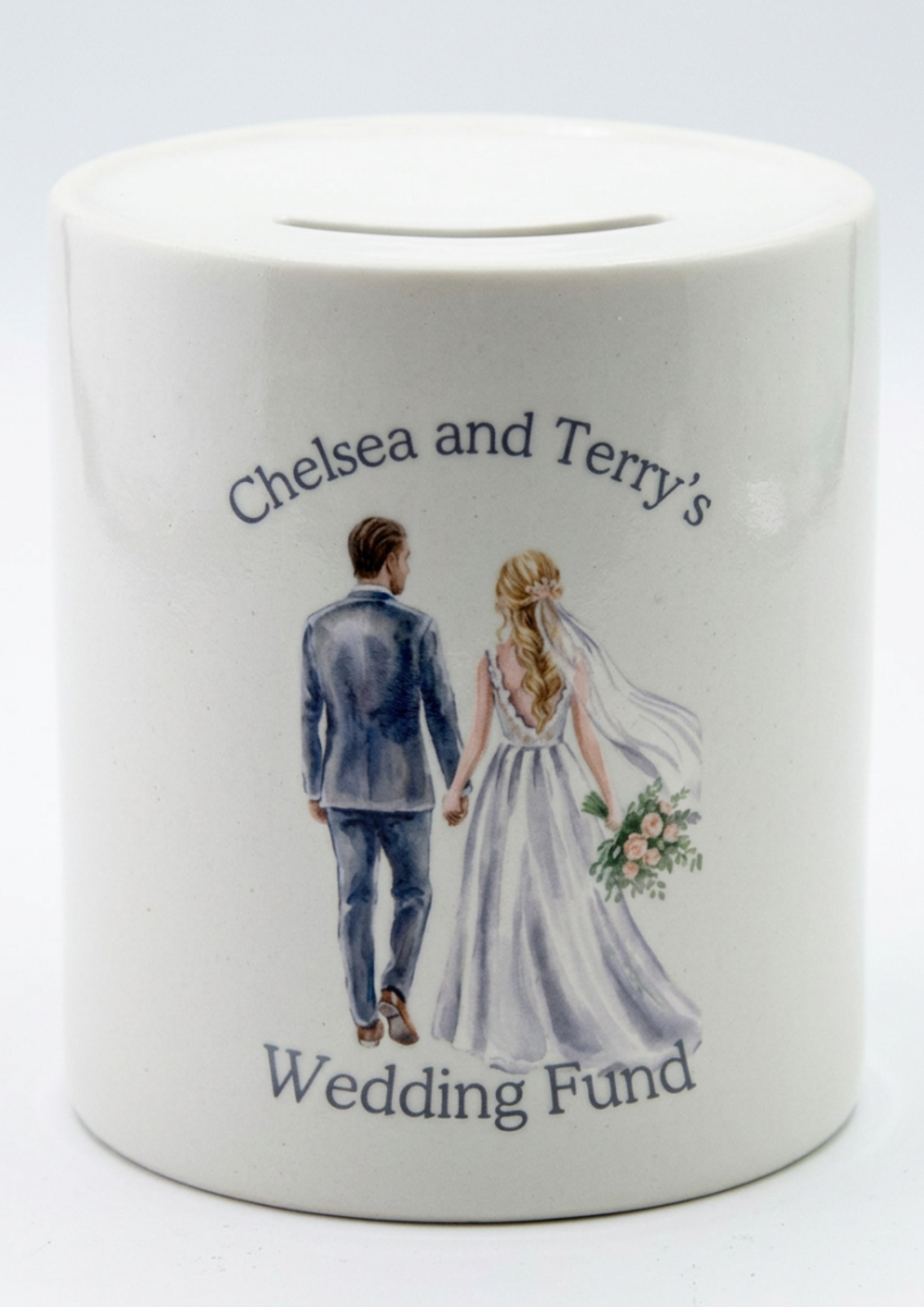 Personalised Wedding Fund Money Box