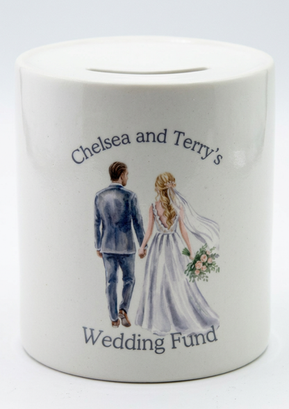 Personalised Wedding Fund Money Box