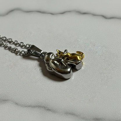 Close-up pendant detail