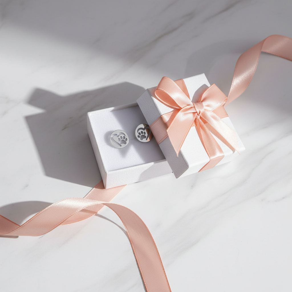Gift Box Flat Lay