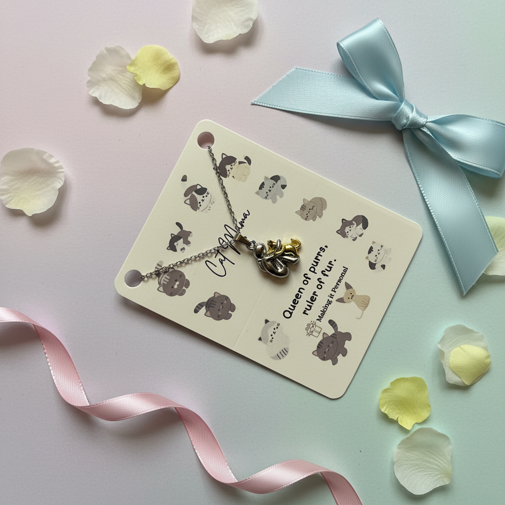 Gift flat lay