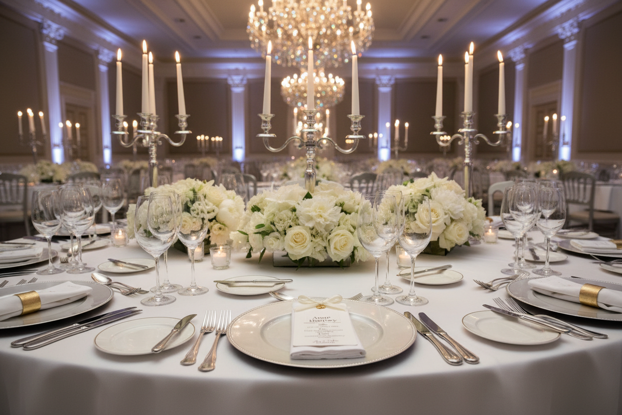 Grand ballroom setting