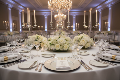Grand ballroom setting