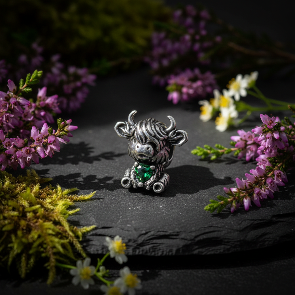 Highland Cow Charm - Scottish Mood