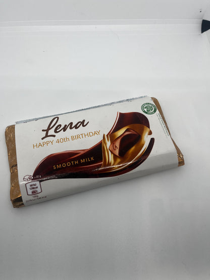 Personalised Chocolate Bar Wrapper