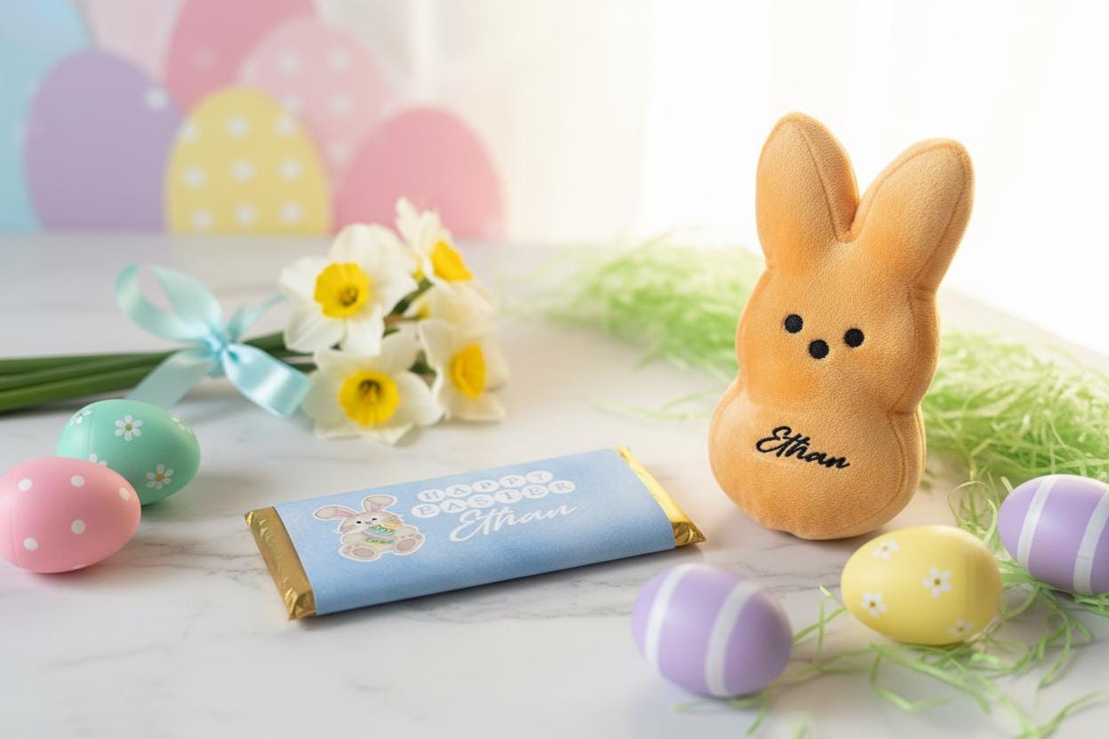 Personalised Plush Bunny