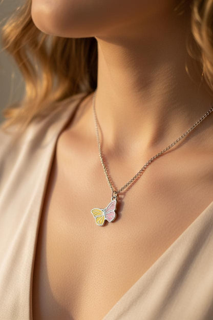 Make a wish Butterfly Necklace