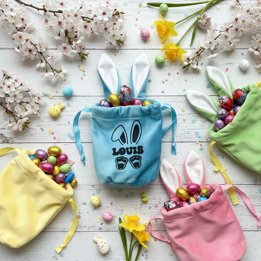 Personalised Easter bunny bags