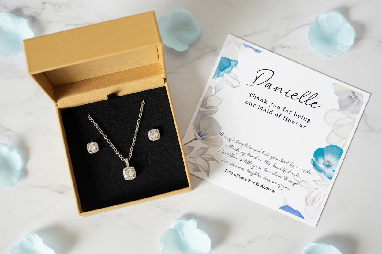Bridesmaid/Maid of Honour Thank you Gift Set