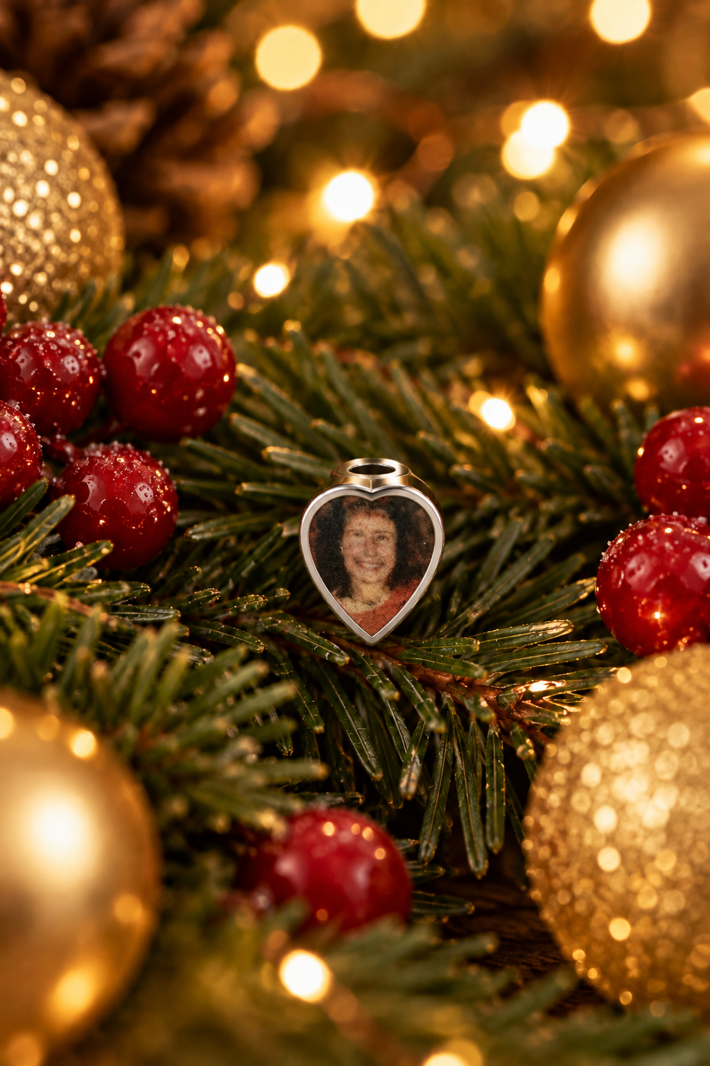 Custom Photo Heart Charm – Fits Pandora Style Bracelets