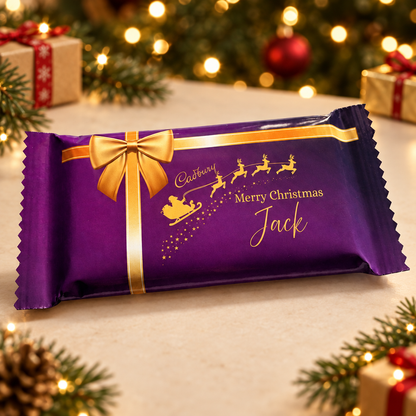 Jack wrapper with cosy Christmas lights background