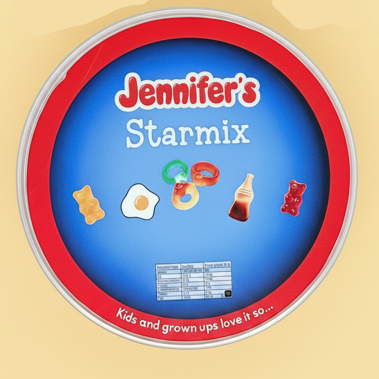 Jennifer's Starmix - No Glare, New Background