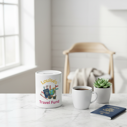 Louise's Travel Fund Money Box