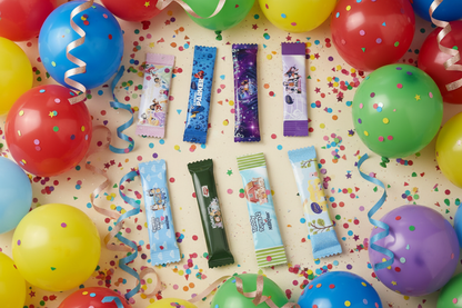 Party flat lay