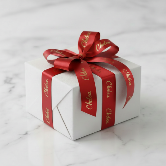 Personalised Gift with Simple Red Bow