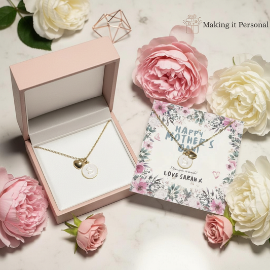 Personalised Initial Necklace with Logo