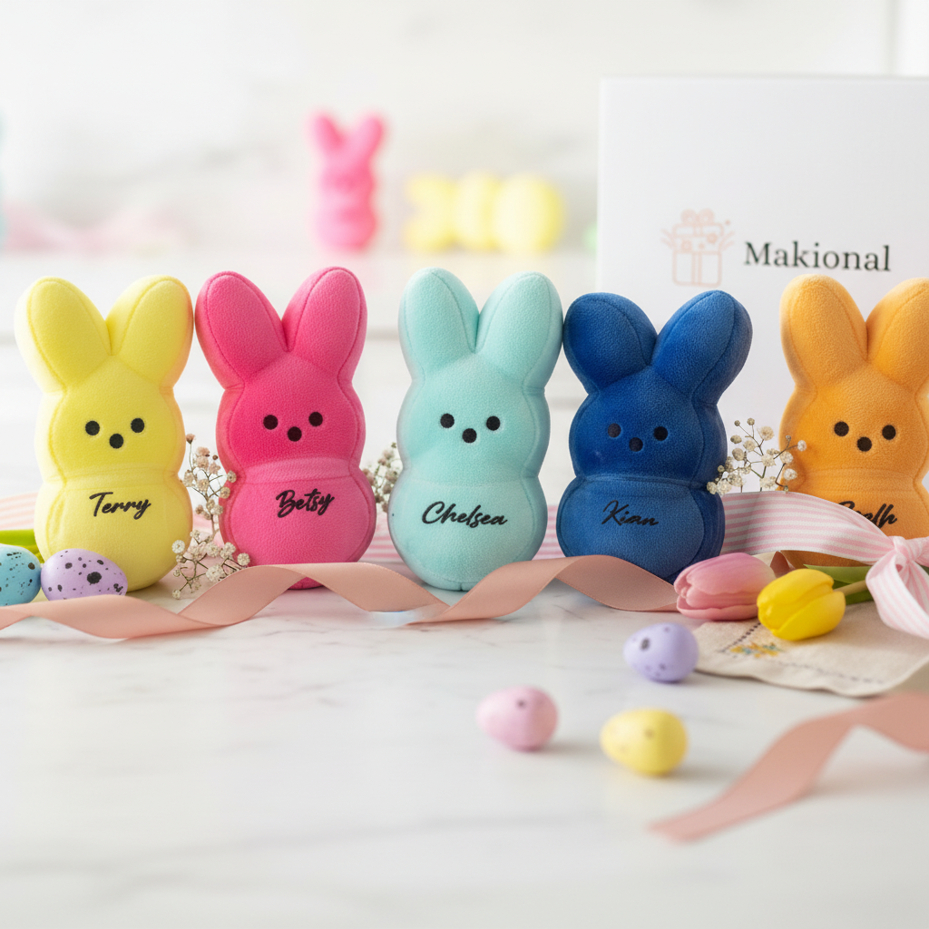 Personalised Plush Bunny with Logo