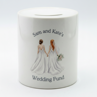 Sam and Kate's Wedding Fund Money Box