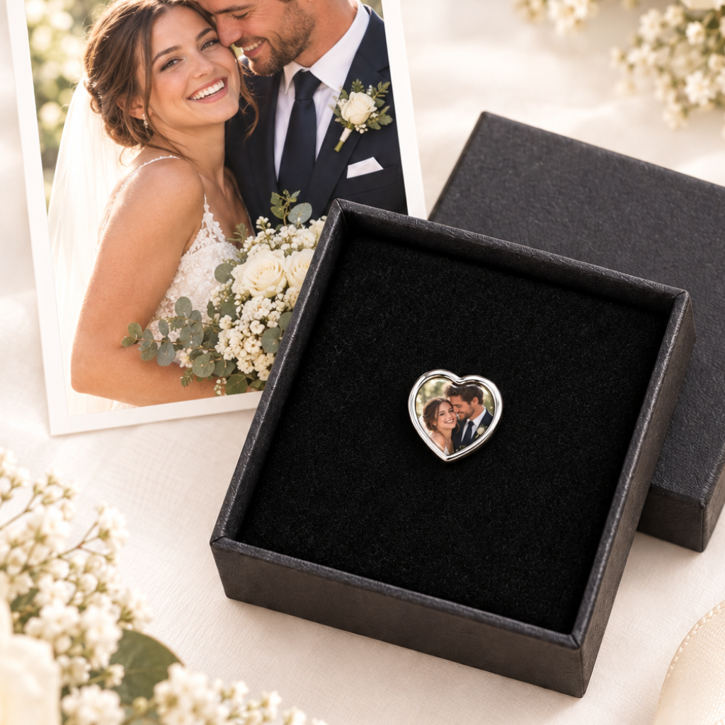 Wedding photo charm