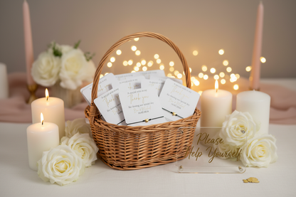 Personalised Wedding Wish Bracelet Favour