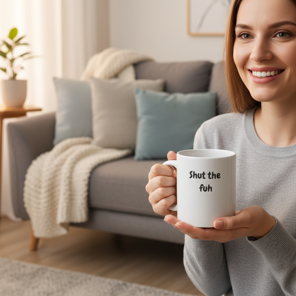 Woman laughing